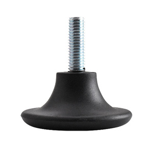 Patas Ajustables para Muebles Poluoni, de Plástico y Acero Laminado en Frío, para Gabinetes y Sofás, Silenciosas, con Tornillos para Aumentar la Altura - Product Image 1