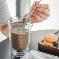 Ensemble de tasses en verre à double paroi élégantes et résistantes à la chaleur, fabriquées à la main, sans plomb, pour un usage domestique, 80 ml, 150 ml, 350 ml