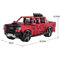1349 pièces 10633 1:14SUV Dynamic Edition Moc Model Building Blocks Sets Bricks Jouets pour enfants Cadeaux de Noël et d'anniversaire pour adultes unisexes