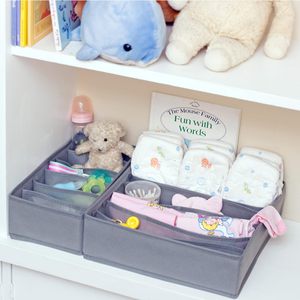 Boîte de rangement pour sous-vêtements en tissu non tissé, multi-compartiments, pour sous-vêtements, chaussettes, pulls, boîte de rangement pour tiroir de garde-robe - Product Image 5
