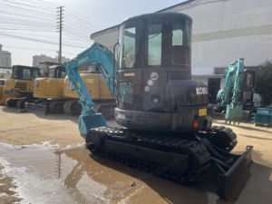 รถขุดขนาดเล็ก Kobelco SK55 มือสอง น้ำหนักใช้งาน 5 ตัน รุ่นปี 2020 เครื่องยนต์พร้อมบุ้งกี๋ขุดขนาด 0.12 ลูกบาศก์เมตร แบบตีนตะขาบ - Product Image 2
