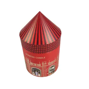 Luxury candy storage gift paper box for wedding favors custom Pencil style creative red wedding favour box candy gifts box