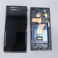 Pantalla OLED 1:1 de Tamaño Original para Samsung S23 Ultra, Digitalizador de Pantalla Táctil, Repuesto para Reparación de Teléfonos Móviles
