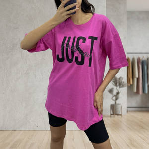 มายบีแฟชั่น เสื้อยืดธรรมดา-สีบานเย็น - Product Image 3