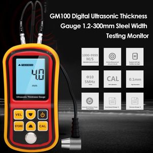 Medidor de Espesor Ultrasónico Digital TTLTES GM100 con Pantalla LCD Grande, Calibración Automática, 5MHz, 1.2-300mm - Product Image 5