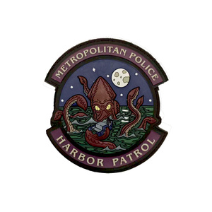 Dedicated Assembler Custom Shaped 2D Soft Rubber PVC 3D Sewn on Flower Apparel Tag Patch - Product Image 6