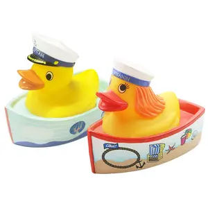 Ontwerp Je Eigen Rubberen Eend Op Maat Kinderspeelgoed Verjaardagsfeestje Cadeau Water Drijvende Kapitein Boot Rubberen Eend Badspeelgoed