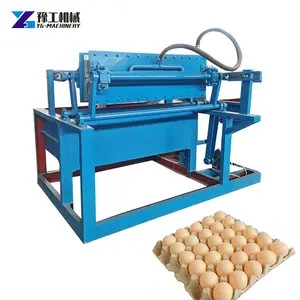 Mesin Nampan Telur Otomatis Sepenuhnya Peralatan Lini Produksi Karton Piring Telur Mesin Pembuat Nampan Telur