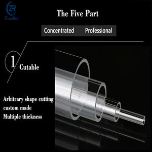 Professionele Aangepaste Willekeurige Vorm Cuttingcustom Clear Cast Acryl Buizen Plastic Buizen Transparante Acryl Buis - Product Image 2