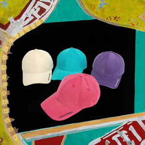 RongGuang Logo personnalisé Casquette de baseball de haute qualité 100% polyester velours côtelé Design Style sportif pour femmes et hommes - Product Image 3