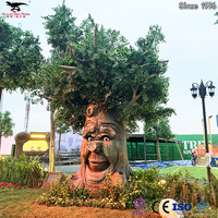 Sculpture décorative mobile d'arbre parlant grand format, haute qualité, simulation réaliste, pour cadeaux promotionnels et d'affaires