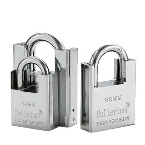 Good Sale Wide Application Direct Sales Direct Iron Padlock Atomic Lock fine polishing best safety Hardened iron padlock