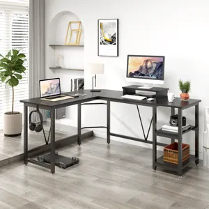 Yüksek kaliteli özel bilgisayar masa ofis bilgisayar masası masa L şekli bilgisayar masası
