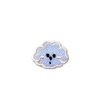 Patchs thermocollants personnalisés en fer de 1 à 5 cm, motif dessin animé Husky, chiot, chien ballon, pour vêtements d'enfants, sacs à dos, artisanat DIY