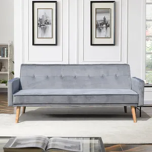 Nhà Máy Cung Cấp Giá Rẻ Giá Một Hộp Gói Vải Hiện Đại Gấp Sofa Giường Cho Đồ Nội Thất Phòng