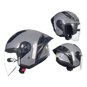 LS2 OF616 Dual pour <span class=keywords><strong>Bluetooth</strong></span> <span class=keywords><strong>Casque</strong></span> de moto pour hommes femmes toutes saisons ABS pour <span class=keywords><strong>vélo</strong></span> électrique Scooter Nouveau Half Three-Quarter - Product Image 4