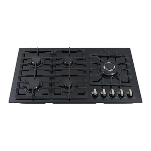 Gran Venta de proveedor dorado Estufa de <span class=keywords><strong>gas</strong></span> Válvula magnética <span class=keywords><strong>Placa</strong></span> de <span class=keywords><strong>gas</strong></span> Mesa de vidrio templado <span class=keywords><strong>Cocina</strong></span> de <span class=keywords><strong>gas</strong></span> de <span class=keywords><strong>5</strong></span> quemadores - Product Image 2