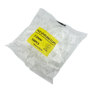Clips <span class=keywords><strong>de</strong></span> nivellement <span class=keywords><strong>de</strong></span> carreaux réutilisables en plastique, 2.0MM, 100 pièces, entretoises pour l'installation <span class=keywords><strong>de</strong></span> carreaux <span class=keywords><strong>de</strong></span> sol et <span class=keywords><strong>de</strong></span> mur, pour la construction et la rénovation <span class=keywords><strong>de</strong></span> la maison - Product Image 5