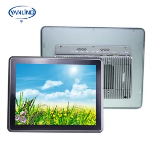 12v 17 Inch Touch Monitor Industria Celeron 4205U I3 I5 I7 Touch Screen Computer All In 1 Pc