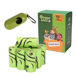 Sacs promotionnels biodégradables pour excréments d'animaux en PLA (amidon de maïs) pour ramassage de crottes de chien - Product Image 1