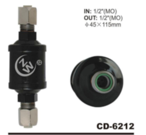 <span class=keywords><strong>ZW</strong></span> CD-6212 45*115mm prix usine Automobile voiture système de climatisation récepteur sèche-linge filtre - Product Image 2