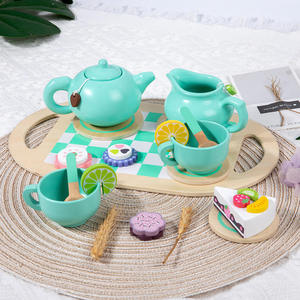Juego de Té de Madera <span class=keywords><strong>para</strong></span> Niños, Popular en 2026, Simulación de Tetera, Juego Educativo de Imitación de Cocina, Regalo <span class=keywords><strong>para</strong></span> Niños - Product Image 4