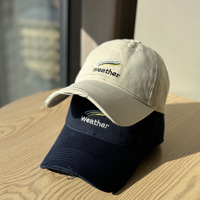 Casquette de baseball classique personnalisée en gros avec lettres brodées pour femmes
