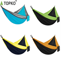 TOPKO-hamac portable confortable avec logo et couleur personnalisé de haute qualité, balançoire de patio, hamacs de camping en plein air, Offre Spéciale populaire