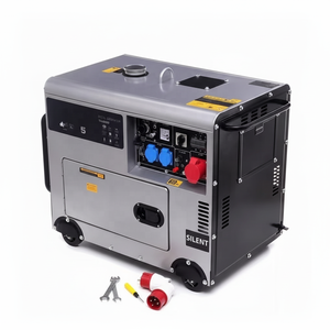 Generador de Energí<span class=keywords><strong>a</strong></span> de Reserva para el Hogar, Silencioso, de 10kw, 12kw, 10kva, 15kva, 20kva, con Motor de Corriente Continua y Alterna, Inversor Diésel Económico de 10-17kw - Product Image 1