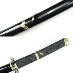 Katana Toy Craft <strong>Espada</strong> Tomioka Akamaru Ninja Costume <strong>Sale</strong> One Piece Roronoa Zoro Wooden Shusui Japan Cosplay Sword