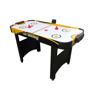Table de <span class=keywords><strong>hockey</strong></span> sur <span class=keywords><strong>air</strong></span> personnalisable en MDF, vente directe d'usine, avec poussoir électrique et rondelle de <span class=keywords><strong>hockey</strong></span>, 4 pieds, pour le divertissement - Product Image 1