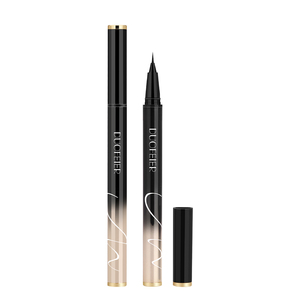 Delineador de Ojos Vegano al por Mayor a Prueba de Agua Lápiz Delineador con Logo Personalizado Pluma Delineadora de Alta Pigmentación Color Negro - Product Image 5