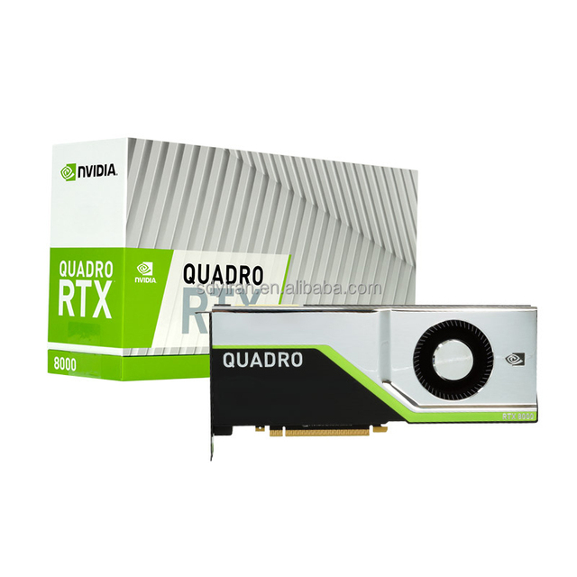Brand New for NVIDIA RTX8000 GPU High-Performance PCI Express Graphics Card GDDR6 Video Memory Fan Cooler DP for Workstation Use