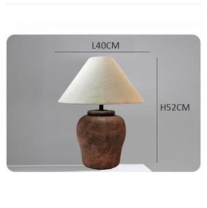 Lámpara <span class=keywords><strong>de</strong></span> <span class=keywords><strong>mesa</strong></span> <span class=keywords><strong>de</strong></span> cerámica moderna, pantalla cónica <span class=keywords><strong>de</strong></span> estilo Retro, adecuada para sala <span class=keywords><strong>de</strong></span> estar, dormitorio, <span class=keywords><strong>mesa</strong></span> <span class=keywords><strong>de</strong></span> comedor, lámpara <span class=keywords><strong>de</strong></span> <span class=keywords><strong>mesa</strong></span> <span class=keywords><strong>grande</strong></span> - Product Image 6