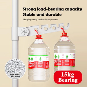 Giá treo quần áo đứng tự do YIJIALE màu đen, di động - Product Image 5