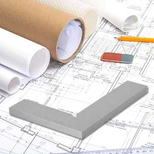 50*40MM DIN875/0 Messwerk zeug aus Kohlenstoffs tahl 90-Grad-Flachkanten quadrat Lineal mit flexiblem Winkel Versuchen Sie es mit einem quadratischen Typ - Product Image 5