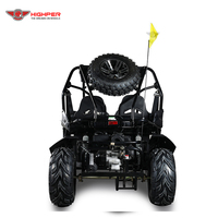 HIGHPER Go Karts à Essence 150cc 200cc 250cc 300cc, Buggy de Plage à Essence Tout-Terrain Cross pour Adultes