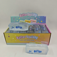 Jouet en bâton souple en forme de beurre, rempli de vaseline, jouet anti-stress malléable à remontée lente pour adultes et enfants, cadeau
