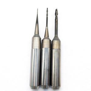 Fraise dentaire en zircone de conception spéciale DLC/non revêtue, fraise ronde de marque <span class=keywords><strong>MEKO</strong></span>, diamètre du tige 3,0 mm/6,0 mm - Product Image 1