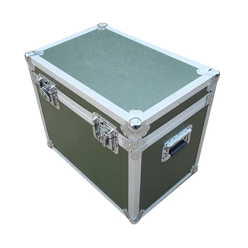 Portable Large Capacity Professional Makeup Organizer Light Weight Aluminium Tool Box Flight Case
