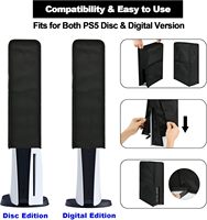 Housse anti-poussière, protection anti-rayures et imperméable pour console PS5 - Étui de protection pour console PS5 édition numérique et disque