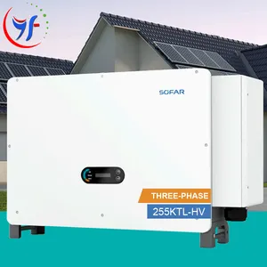 SOFAR 255KTL-HV太阳能255KW电网，用于并网纯正弦波IP65 1500V太阳能逆变器充电器50Hz/60 Hz
