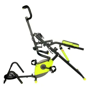 Fitness total ab body abdominal crunch machine evolution magnetic bike 6 en 1