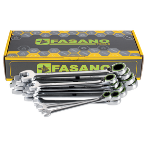 Fasano Combination Wrench <b>Set</b> 8pc Metric 6mm To 19mm For Auto Repair <b>Tools</b> - Product Image 1