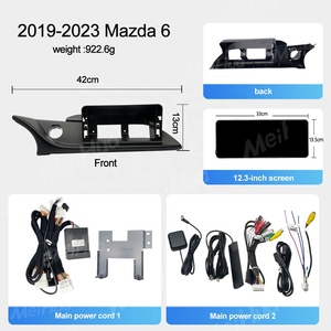 Meihua 12,3 pulgadas <span class=keywords><strong>Android</strong></span> estéreo reproductor Multimedia pantalla táctil Radio de coche para Mazda 6 2019-2023 2Din Autoradio GPS Navi - Product Image 6