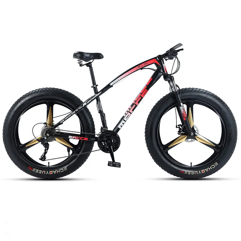 Yüksek kaliteli kar yağ bisiklet lastiği 21/24/27/30-speed yüksek karbon çelik dağ bisikleti satılık