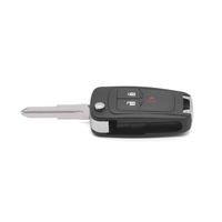 Boîtier de clé de voiture pliable à 3 boutons pour Chevrolet Spark, remplacement de la coque de télécommande sans puce ni circuit imprimé