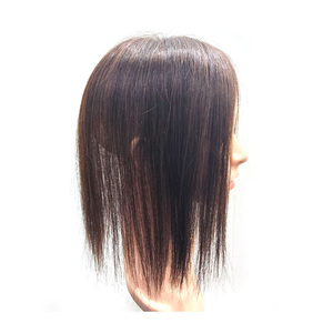 Pelucas para Mujer Cosmo en Corea Premium (8x12) - Peluca de Cabello Humano de 12 Pulgadas con Aspecto Natural, Textura Lisa y Transpirable para Uso Diario - Product Image 2