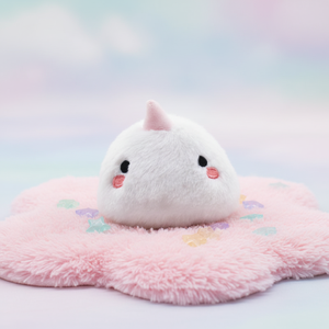 Porte-clés mini licorne super doux en tissu velours personnalisable pour voiture et sac à main - Product Image 3