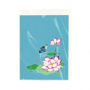 Carte de vœux créative 3D pop-up Lotus, faite à la main pour la fête des mères et des enseignants, élégante création en papier pour toutes les occasions - Product Image 4